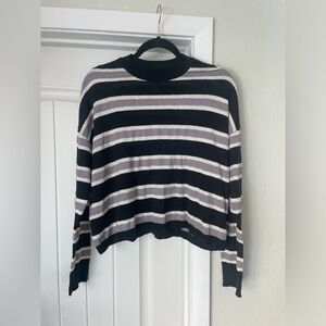 NWOT RVCA striped thinner sweater size M